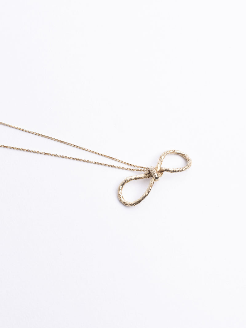 Bow necklace