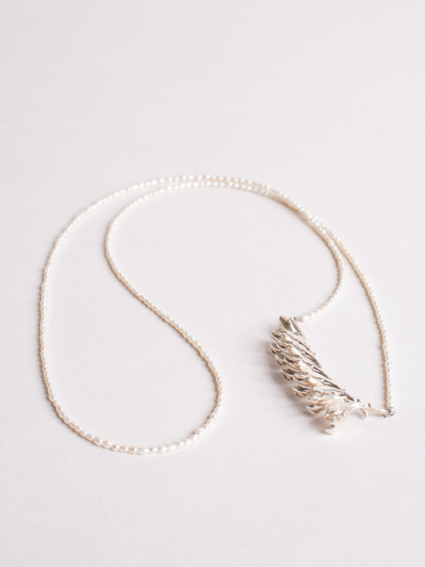 Sage flower necklace