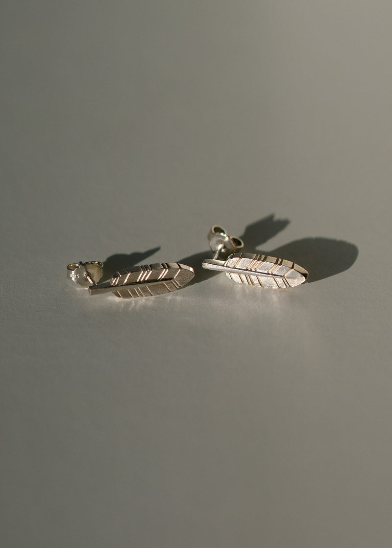 Feather earrings