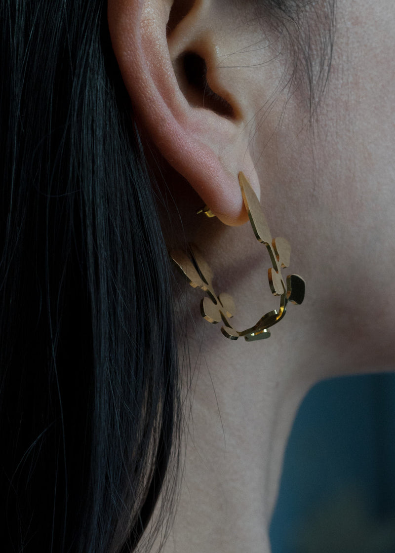Laurel pips earrings